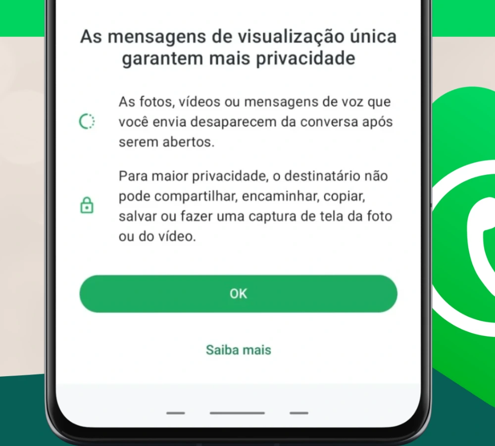 Tutorial para recuperar fotos de visualização única no WhatsApp