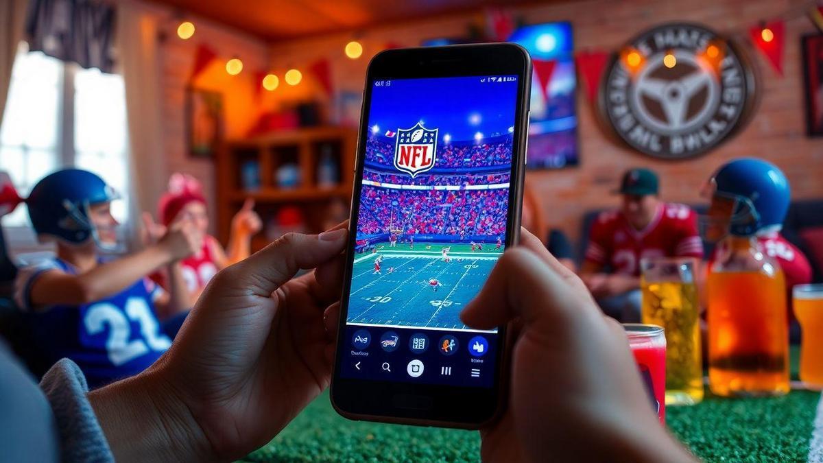 Jogos da NFL ao vivo pelo celular fácil e rápido